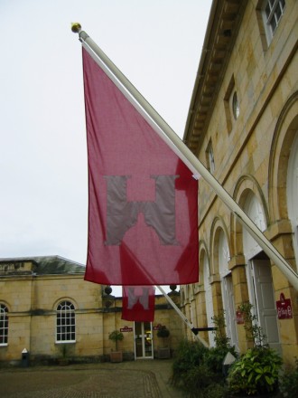 Angled Flagpoles